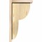 Ekena Millwork Crestline Rough Sawn Corbel w/Backplate, Douglas Fir, 6"W x 10"D x 18"H COR06X10X18CRE01RDF - alternate 3